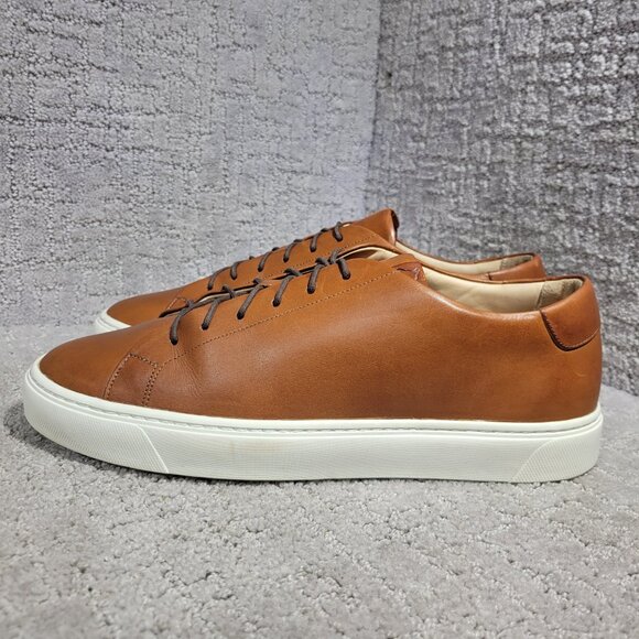 Grant Stone Coast Sneaker Men's Size US 9D Saddle Tan Leather